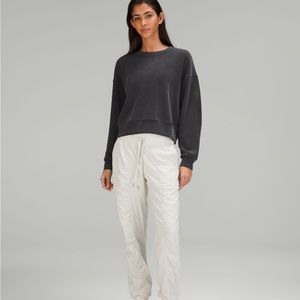 Lululemon Softstreme Perfectly Oversized Cropped Crew Size 4